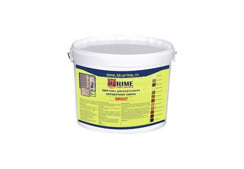Цветная затирка для швов PRIME Grout, в ведрах 6453 светло-коричневый 1
